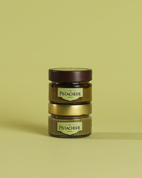 Duo pistache - Crème & Praliné
