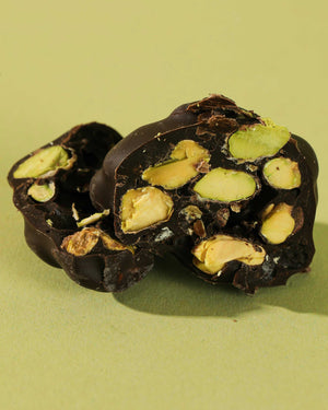 Rocher Chocolat Noir et Pistache La pistacherie