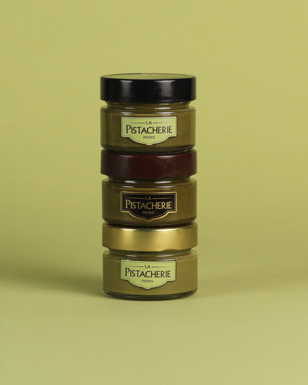 Trio Dubaï - Crème - Praliné - Dubaï La pistacherie