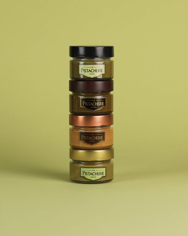 Pack découverte crème de pistache 4 pots La pistacherie